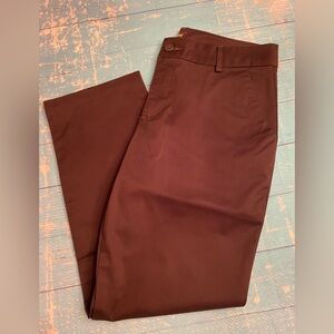 Brown Lee Wrinkle Free Pants